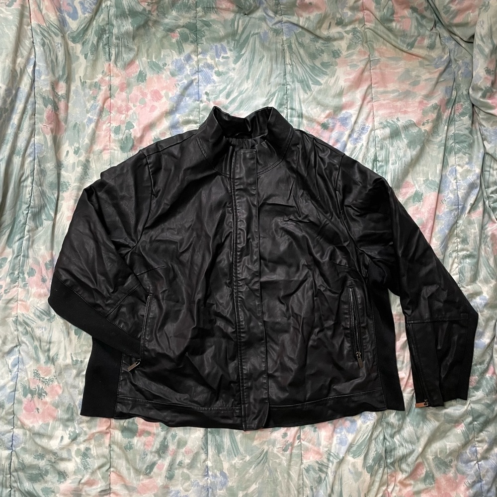 Ava & Viv Faux Leather Jacket